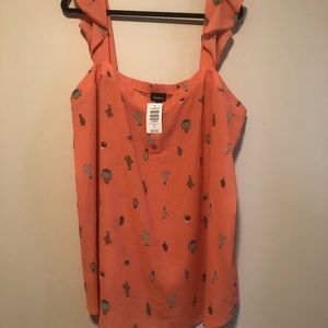Torrid cactus tank top